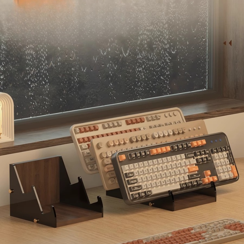 Acrylic Floating Keyboard Stan - огляд і ціна Desk Setup Living Room