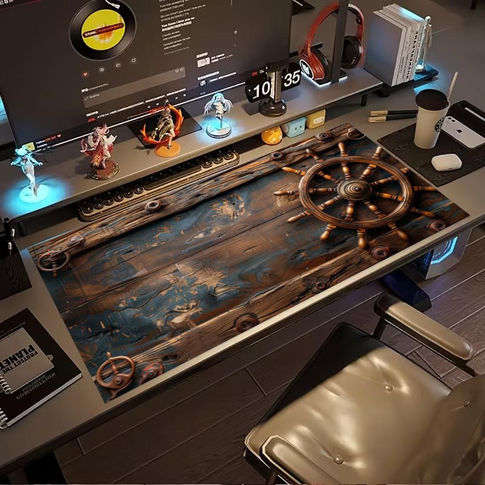 Vintage Pirate Ship Wheel Exte - огляд і ціна Desk Setup Pc And Laptop