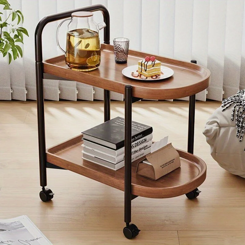 Nordic Style Rolling Side Tabl - огляд і ціна Desk Setup Minimalist
