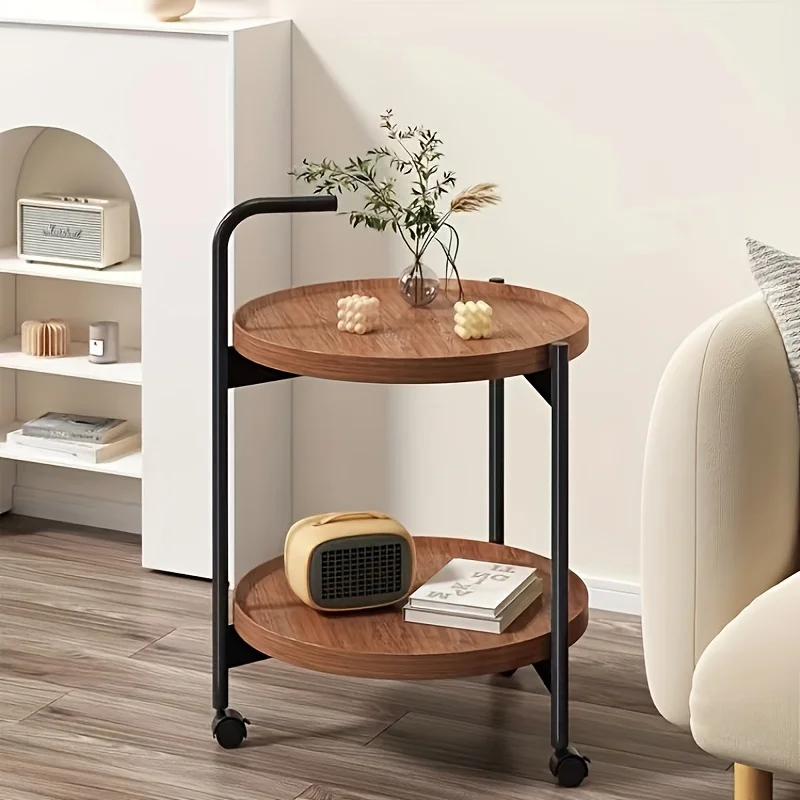Nordic Style Rolling Side Tabl - огляд і ціна Desk Setup Minimalist
