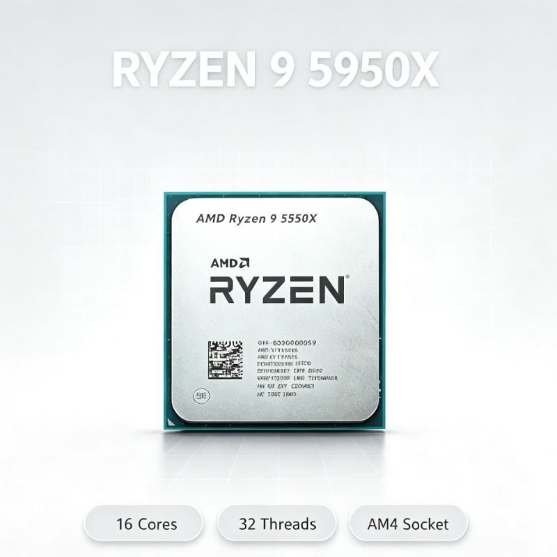 AM4 Processor AMD Ryzen 9 5950 - огляд і ціна Amd Cpu Ryzen 9