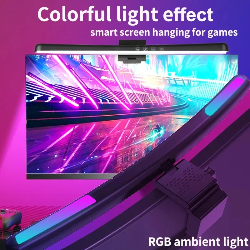 Computer Monitor Light Bar RGB - огляд і ціна Desk Setup Light